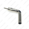 Picture of Car Auto Radio AM/FM Stereo Iso Male Plug To Din Aerial Antenna Mast Adapter Square Bend Radio Connector