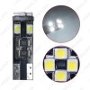 Picture of 1PC Car DC12V~14.5V 6000~6500K White 8SMD 3528 T10 Wedge Lens LED Light Bulb With CANbus Error free Light