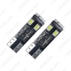 Picture of 1PC Car DC12V~14.5V 6000~6500K White 8SMD 3528 T10 Wedge Lens LED Light Bulb With CANbus Error free Light