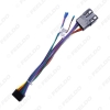 Picture of 16P Car Head Unit Wire Harness Adapter For Volkswagen ISO OEM Car Radio Harness