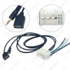 Picture of Car Stereo Radio Wiring Harness Adapter with AUX(3.5mm)/USB Connector Plug For KIA K2/K3/K4/Elantra/Mistra/Tucson