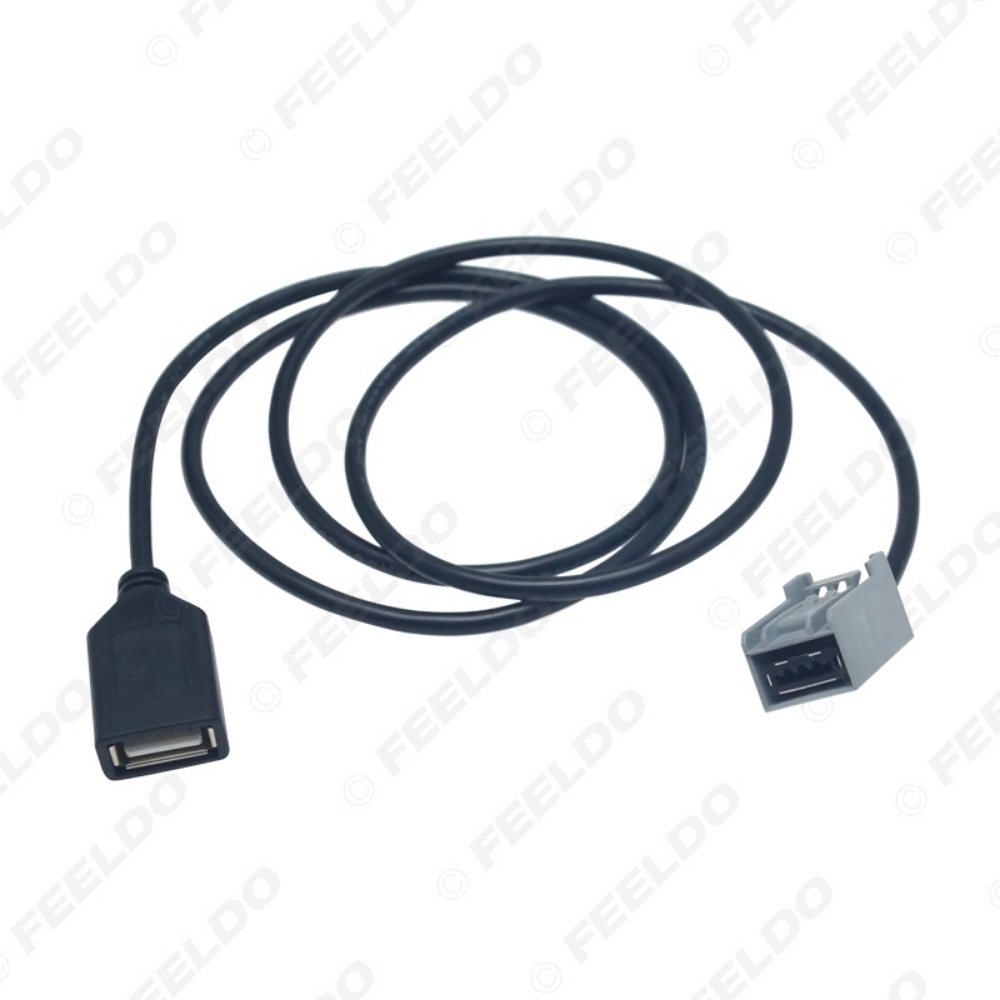 Picture of Car Audio Radio AUX USB Cable Female Port Extension Wire Adapter For Honda Civic/Accord/Odyssey Mitsubishi Lancer