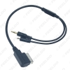 Picture of Car Audio Music AMI/MDI Interface To 3.5mm Male Micro USB AUX Cable For Mercedes Benz Wire Adapter