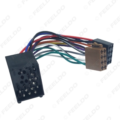 Picture of Car Radio Female ISO Adapter Wring Harness Cable For BMW E31/E32/E34/E36/E38/E39/E46/Z3/Mini
