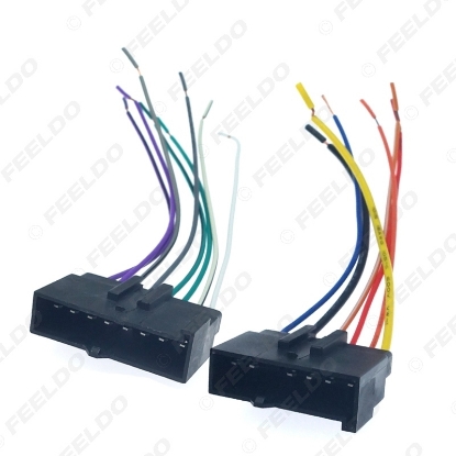 Picture of Car Radio Audio Stereo Interface Wire Harness for Ford Mondeo 1987-1993 Mustang Wire Cable