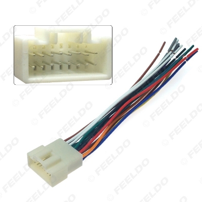 Picture of Car Stereo Radio 16Pin Wire Harness For Mitsubishi/Lancer/Ford Relevant Installing Aftermarket Stereo Unit
