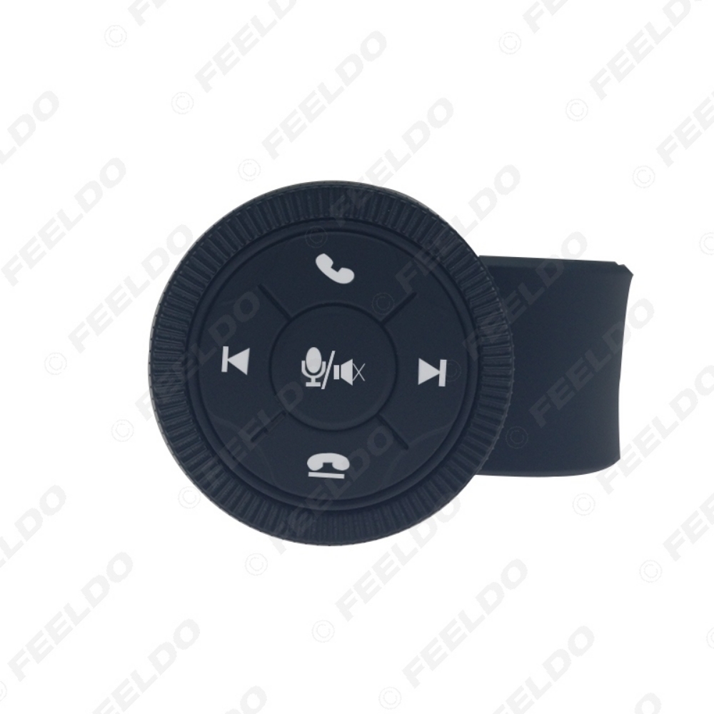 Picture of New 7-Key Car Wireless Steering Wheel Control Button With Resin Strap For Car Android DVD/GPS Navigation Player