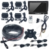 Picture of 7inch Truck Tractor Heavy-duty Machinery 4-Way AHD Ultra Low Illumination Night Vision Monitoring DVR Video System