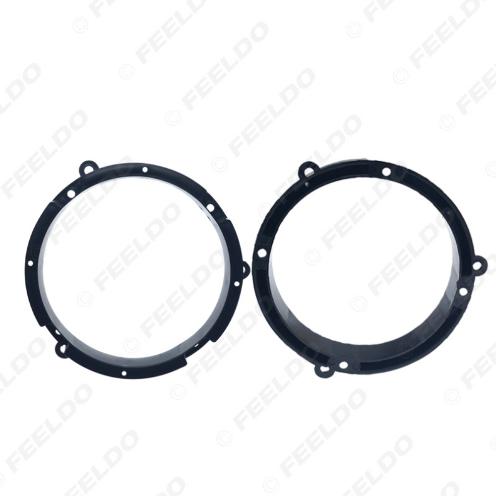 Picture of 2pcs Car Front Door Speaker Spacer Mat for Volkswagen Buick Skoda Great Wall Stereo Converted Adapter Holder Ring Pads