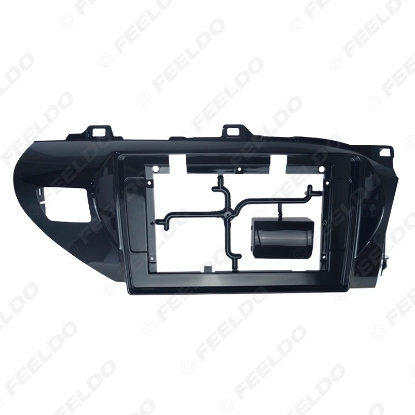 Picture of 2Din Car Radio 10.1" Fascia Frame for Toyota Hilux 2018 CD/DVD player Stereo Audio Panel Dash Trim Bezel Kit