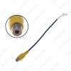 Picture of RCA Female Connector With Wire Crimp 2-Pin Terminal For DIY Installation
