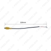 Picture of RCA Female Connector With Wire Crimp 2-Pin Terminal For DIY Installation