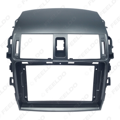 Picture of Car Radio Audio 9 Inch Big Screen Fascia Frame For Toyota Corolla 2Din Stereo Dash Panel Frame Fitting Kit