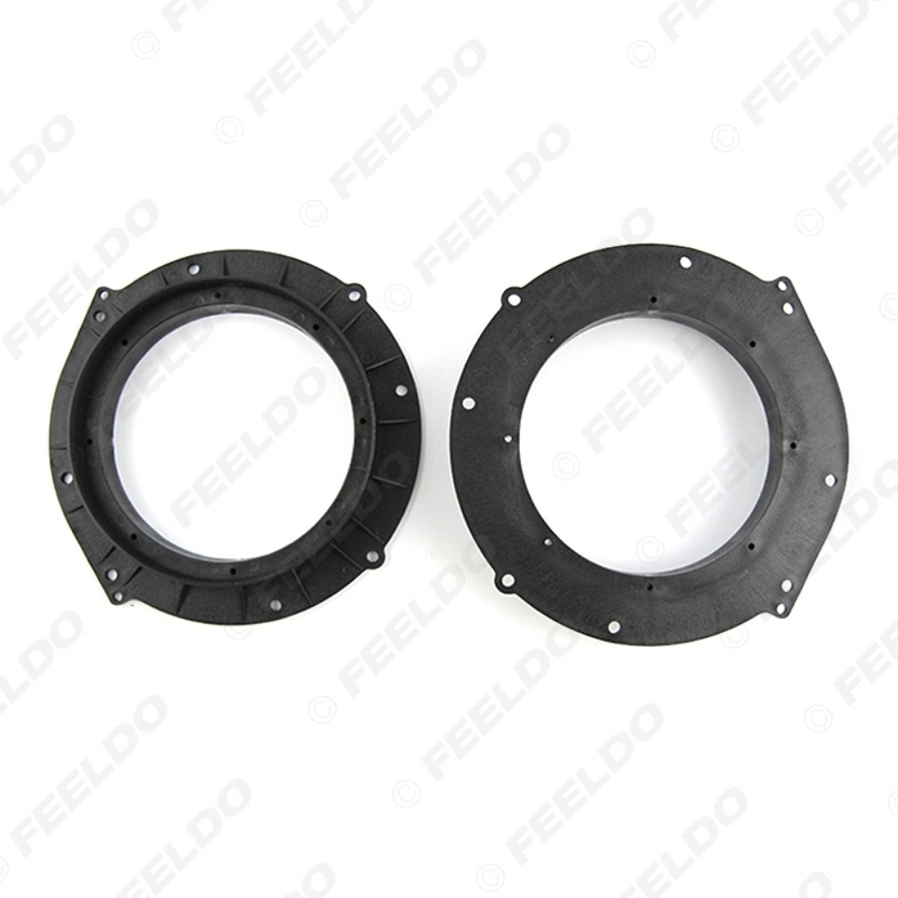 Picture of 2pcs Car Speaker Spacer Mats for Audi A4L/A5/A6 Refit Rings Spacers Ring Pad Adaptor Modified Audio Installation Kits