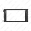 Picture of Car 2Din Fascia Frame Adapter For Toyota Ghesis Audio Stereo Face Dashboard Refitting Frame Kit