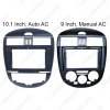Picture of Car Stereo Fascia Frame Adapter For Nissan Tiida (Manual/Auto AC) 9"/10.1"Big Screen 2Din Dash Fitting Panel Frame Kit
