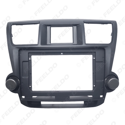 Picture of Car Stereo 2Din Fascia Frame Adapter For Toyota Highlander/Kluger 10.1" Big Screen Audio Dash Panel Frame Fitting Kit