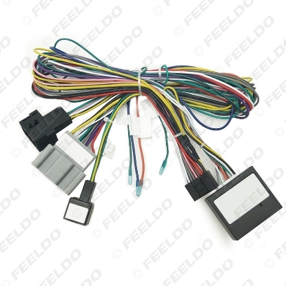 Picture of Car Audio Radio DVD Android 16PIN Power Cable Adapter With Canbus Box For Ford Fiesta Power Wiring Harness