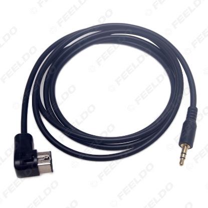 Picture of Car Radio Audio 3.5mm Male AUX-IN Adapter Cable for Volkswagen Lavida Skoda Octavia MP3 12-Pin Port AUX Wire