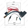 Picture of Car Stereo Audio ISO Wiring Harness Cable For Peugeot 207 307 307CC 407 For Citroen C2 C5 Radio Antenna Wire Adapter