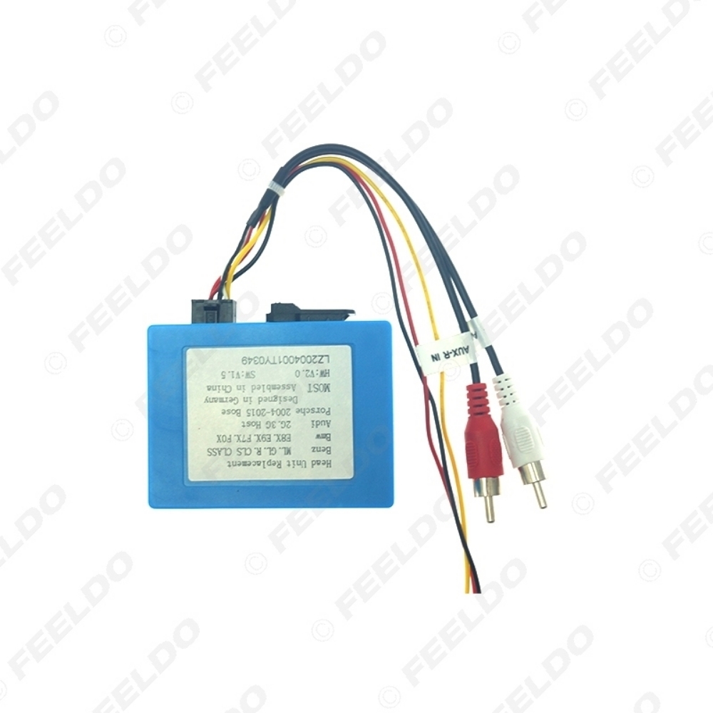 Picture of 2-Channel RCA Audio AUX-Input To MOST Optic Fiber Amplifier Decoder Converter Kit Fit For Benz/For BMW/For Audi/For Porsche
