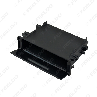 Picture of 1DIN Car Stereo Refitting Dashboard Installation Trim Fascia Storage Box Spacer With Lid For Toyota