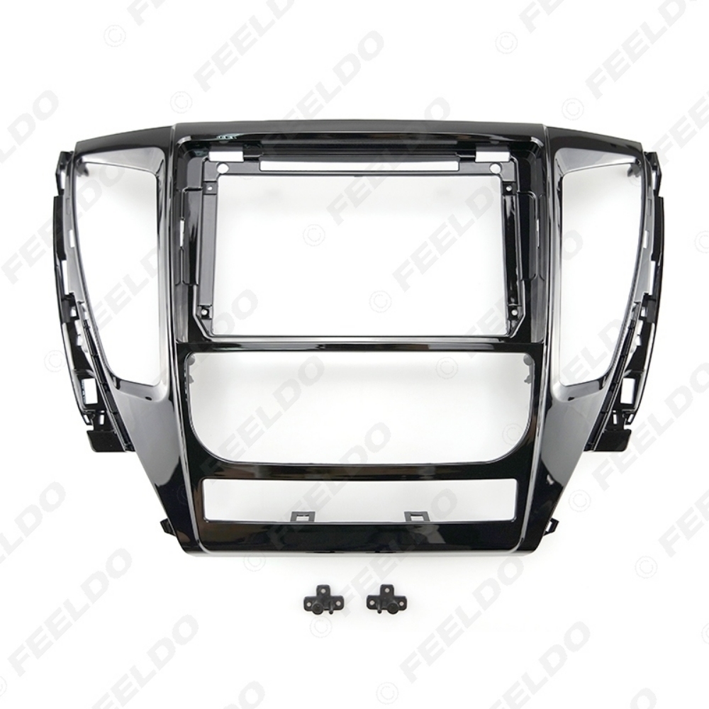 Picture of Car Audio 9" Big Screen 2DIN Fascia Frame Adapter For Mitsubishi Pajero Sport CD/DVD Player Dash Fitting Panel Frame Kit