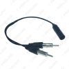 Picture of Car Stereo Audio Cable Radio Antenna Aluminum Plug In 2 For 1 Extension Auto FM/AM Antenna Cable Adapter