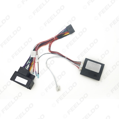 Picture of Car 16Pin Power Wiring Harness Cable Adapter With Canbus For BMW E39(96-03)/E46(02-06)/E53(00-06) Aftermarket Stereo Installation