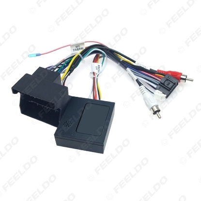 Picture of Car 16pin Power Cord Wiring Harness Adapter With Canbus For BMW E90(2005-2011) Installation Head Unit