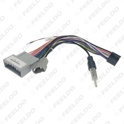 Picture of Car Audio DVD Player 16PIN Android Power Cable Adapter For Honda CRV/BRV/HRV/JAZZ Radio Wiring Harness