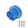Picture of Auto Car Motorcycle 9004-21/HB1/9007/HB5 HID LED Bulb DIY Quick Adapter Connector Terminals Plug