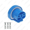 Picture of Auto Car Motorcycle 9004-21/HB1/9007/HB5 HID LED Bulb DIY Quick Adapter Connector Terminals Plug