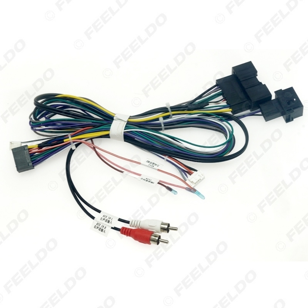Picture of Car 16pin Android Wiring Harness With Canbus Box For Mazda BT-50 Aftermarket Stereo Installation Wire Adapter