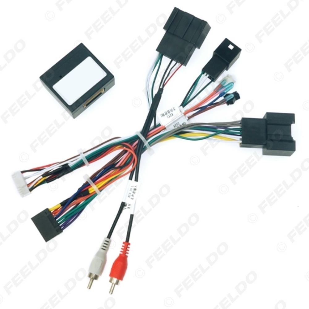 Picture of Car Audio 16pin Wiring Harness With Canbus Box For Chevrolet Sail 3 Aftermarket Stereo Installation Wire Adapter