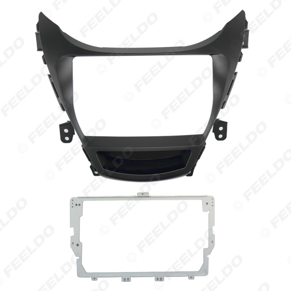 Picture of Car Stereo 9” Big Screen Fascia Frame Adapter For Hyundai Elantra 2Din Dash Audio Fitting Panel Frame Kit
