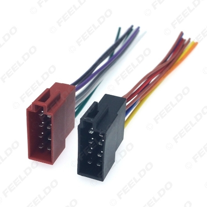 Picture of Car Radio Audio 8PIN Wiring Harness For Volkswagen/Audi/Mercedes Plug Into OEM Factory CD Radio Installation Wire Adapter