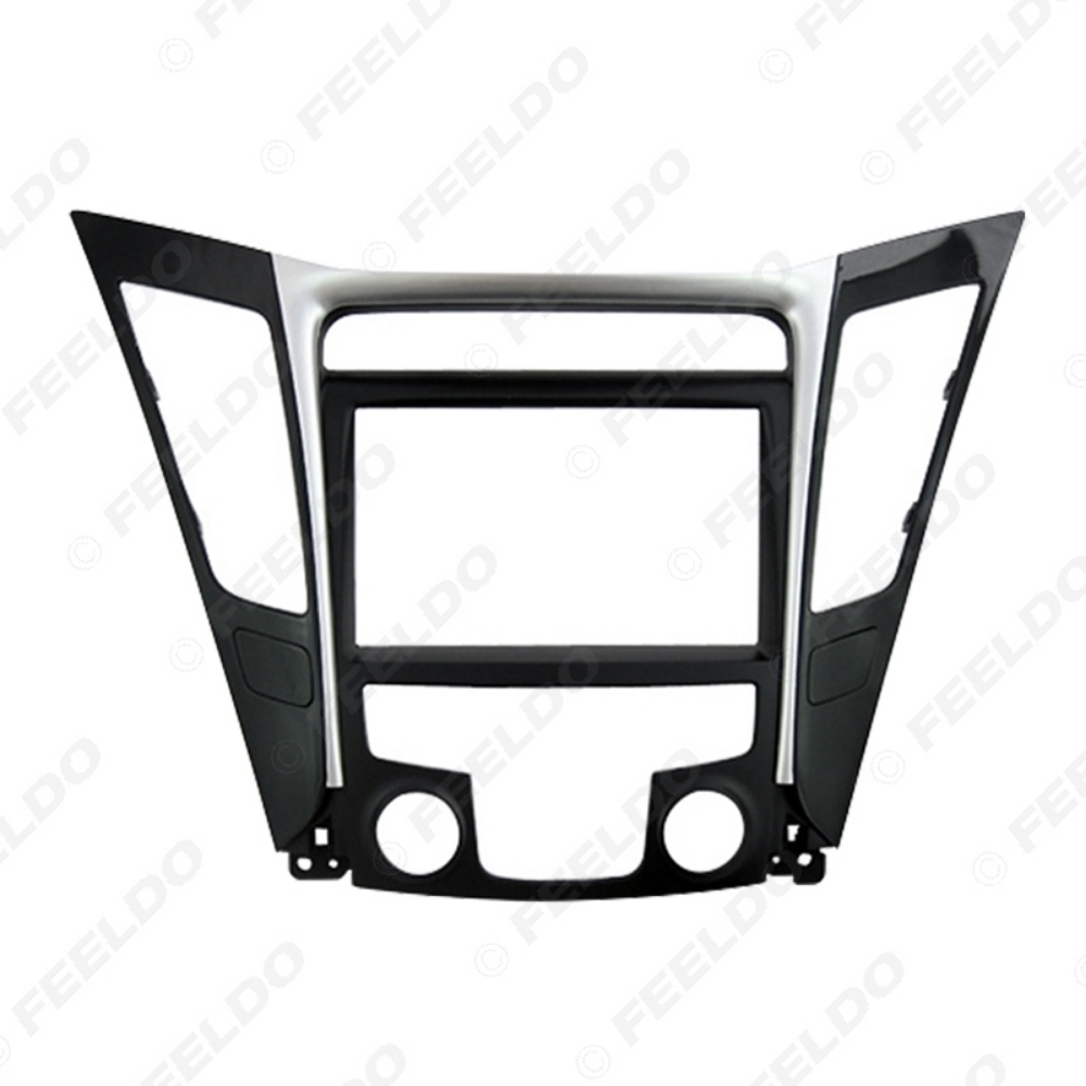 Picture of Car Refitting DVD Radio 2Din Fascia Frame for Hyundai Sonata YF(LHD & RHD) Stereo Face Panel Dash Trim Kit