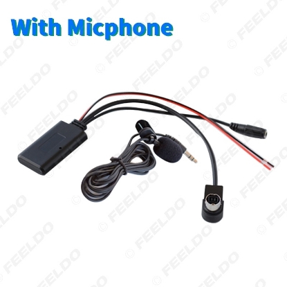 Picture of Car Audio Wireless Bluetooth Module Receiver Music AUX Adapter For Alpine 121B 9857 9886 117 Radio Aux Cable