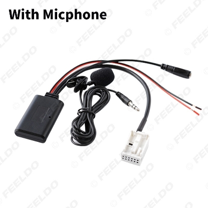 Picture of Car Wireless Bluetooth Module Aux Audio Cable Music Adapter With Micphone For Audi A2 A3 A4 TT AUX Cable