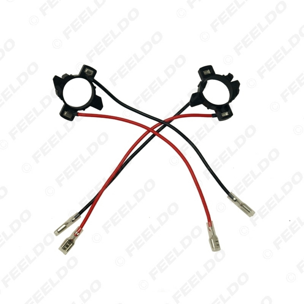 Picture of 2x Car H7 LED Headlight Bulb Retainers Clip Holder For Volkswagen Caddy LED Bulb Base Socket Adapter