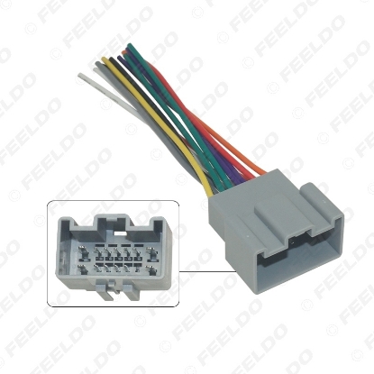 Picture of Car OEM Audio Stereo Wiring Harness Adapter For Ford Fiesta/Chevrolet Sail/Volvo Install Aftermarket CD/DVD Stereo