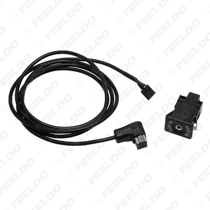 Picture of Car Audio AUX-In Cable AUX Socket Adapter For Pinoeer IP-BUS Headunit Changer Input Plug Wire Harness