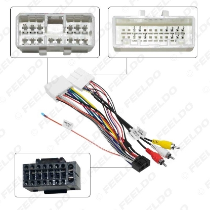 Picture of Car Stereo Audio 16PIN Android Power Cable Adapter For Subaru Forester CD/DVD Player Wiring Harness