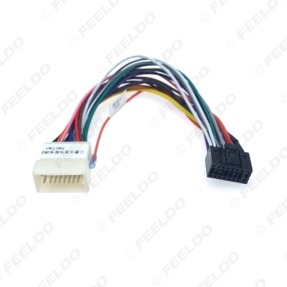Picture of Car Radio Stereo 16PIN Wiring Harness Adaptor For Mitsubishi Galant Audio Power Calbe Plug Head Unit Harness