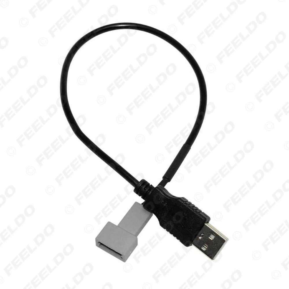 Picture of Car Audio Radio 2.0 USB to 4Pin Socket Cable for Kia KX5 Sorento Sonata Extension Connector Adapter