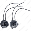 Picture of 2PCS Car Headlight Bulb Base Holder Wire Adapter For Hyundai New Santafe Halogen Lamp Socket Connector Wiring Harness
