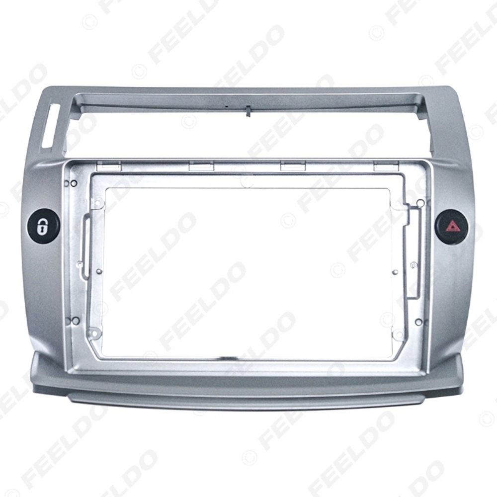Picture of 2Din Car Radio Audio Face Plate Fascia Frame For Citroen C-Quatre 9" Big Screen CD/DVD Player Panel Dash Mount Kit