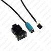 Picture of Car Audio USB AUX-In Cable Plug AUX Socket For Alpine KCE-422I KCE236B AUX Wire Harness Cable Adapter