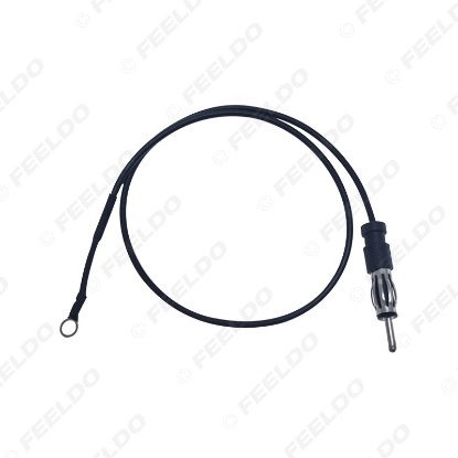 Picture of 1PC Universal 50cm Car Stereo Radio Male Plug Antenna Adapter Wire Auto FM/AM Antenna